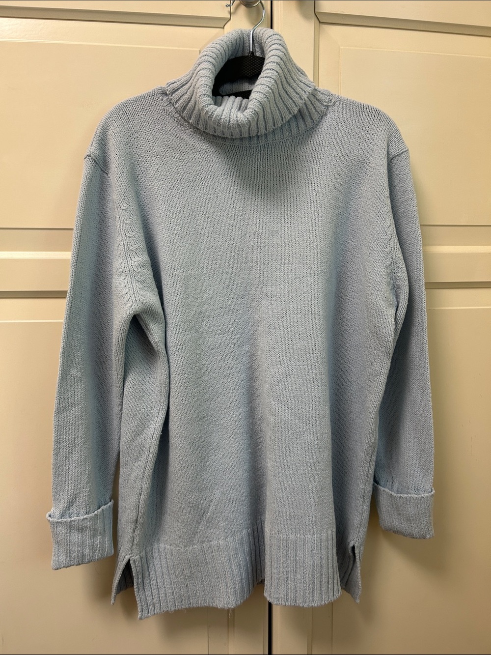 Light Blue Turtleneck women’s Sweater